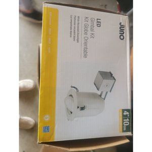 Juno White LED Remodel-Gimbal Recessed Light Kits-4" Opening-JKLR4AJ06LM30K9W4